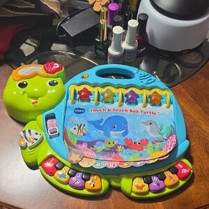 VTech Touch and Teach Sea Turtle Interactive Learning Book